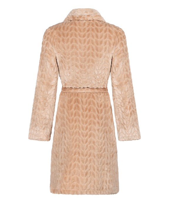 Халат жен. трикотаж. Robe Short Flannel Emb Cab 303665 - фото 5