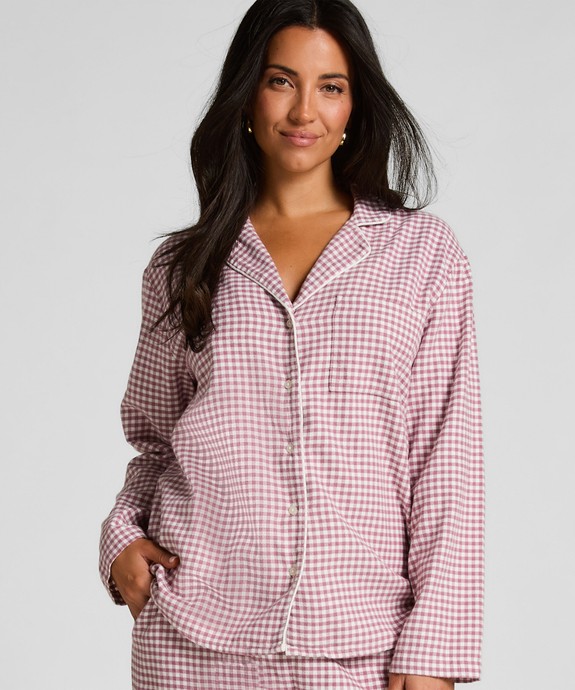 Блузка домашняя  швейная Jacket LS Flannel Check 303679