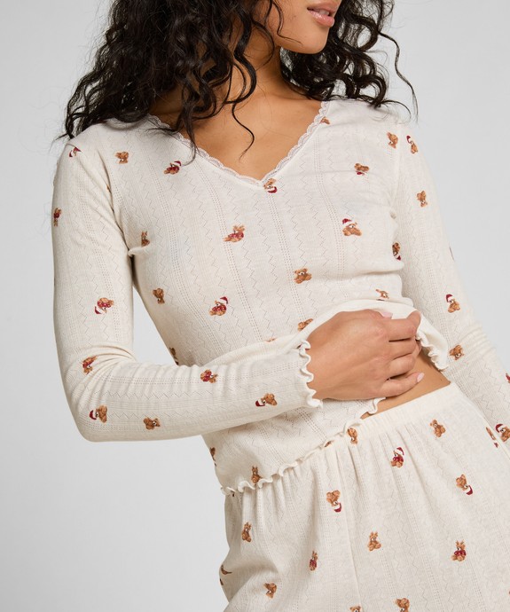 Комплект домашний (джемпер, брюки) Pj Ls Pointelle Bear 303706