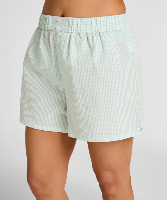 Шорты домашние  швейные Short Seersucker Check 304592 - фото 2