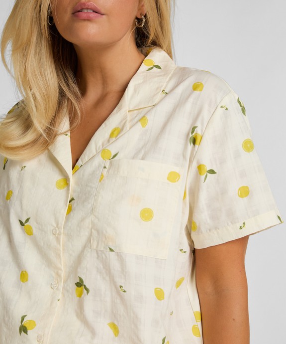 Блузка домашняя  швейная Jacket SS Lemon 304597 - фото 2