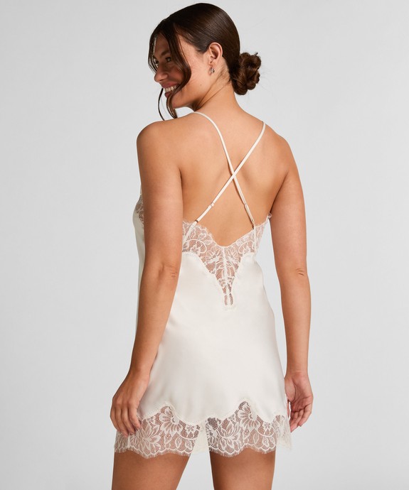 Платье домашнее  швейное Valerie Slip Dress Satin Lace 304622 - фото 3