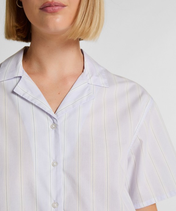 Блузка домашняя  швейная Jacket SS Stripe 304656 - фото 2