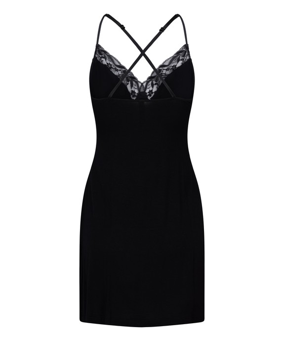 Ночная сорочка жен. трикотаж. Slip Dress Jersey Lace Bow 304684 - фото 5