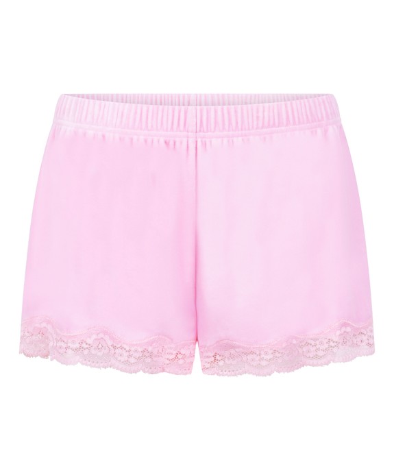 Шорты домашние Short Velours Scallop Lace 304694