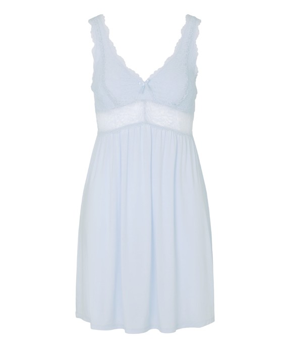 Ночная сорочка жен. трикотаж. Slip Dress Jersey Lace Nova 304718 - фото 4