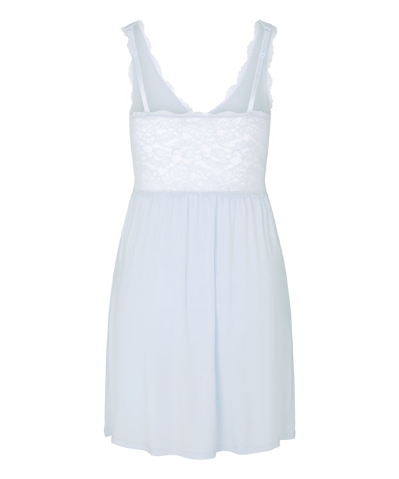 Ночная сорочка жен. трикотаж. Slip Dress Jersey Lace Nova 304718 - фото 5