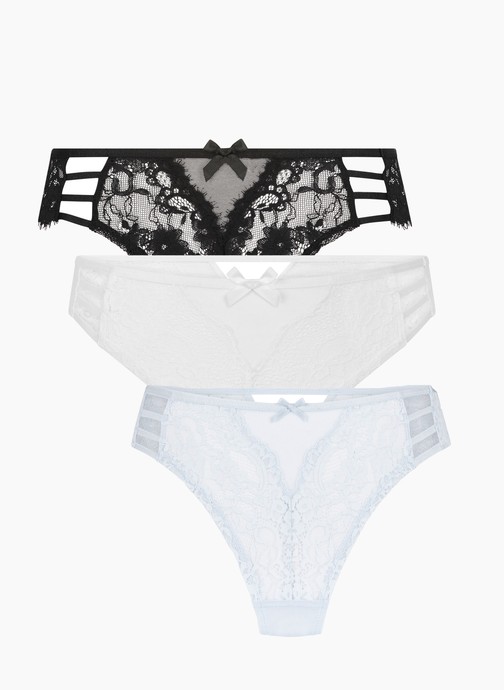 Трусы жен. трикотаж. (количество 3 шт.) 3pk Belle Brazilian 304917 - фото 4