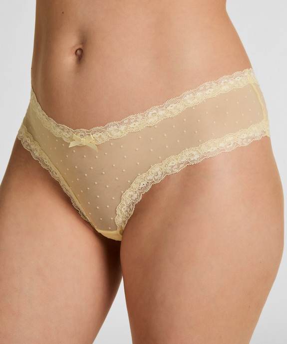 Трусы   V-Shape Brasilian Dot Flock стандартная посадка бразилиана 304957 - фото 2