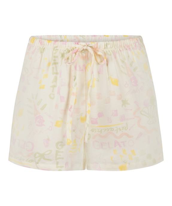 Шорты домашние жен. швейные Shorts Satin Print 305238