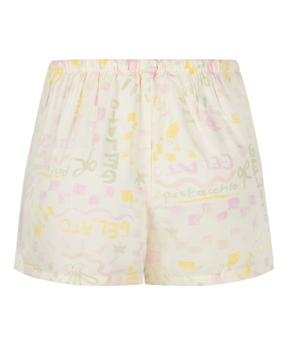 Шорты домашние жен. швейные Shorts Satin Print 305238