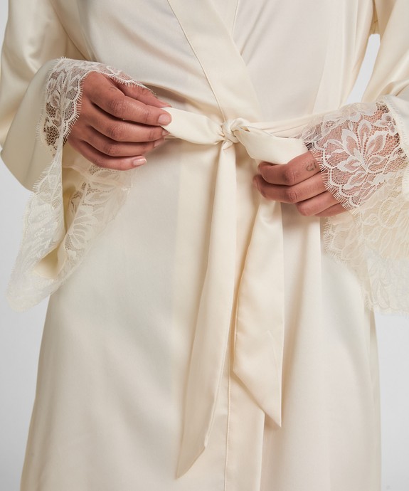 Халат  швейный Kimono Satin Lace Valerie 305254 - фото 2