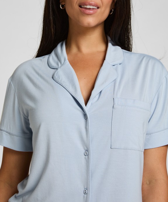 Блуза пижамная Jacket Ss Jersey Essential 305268
