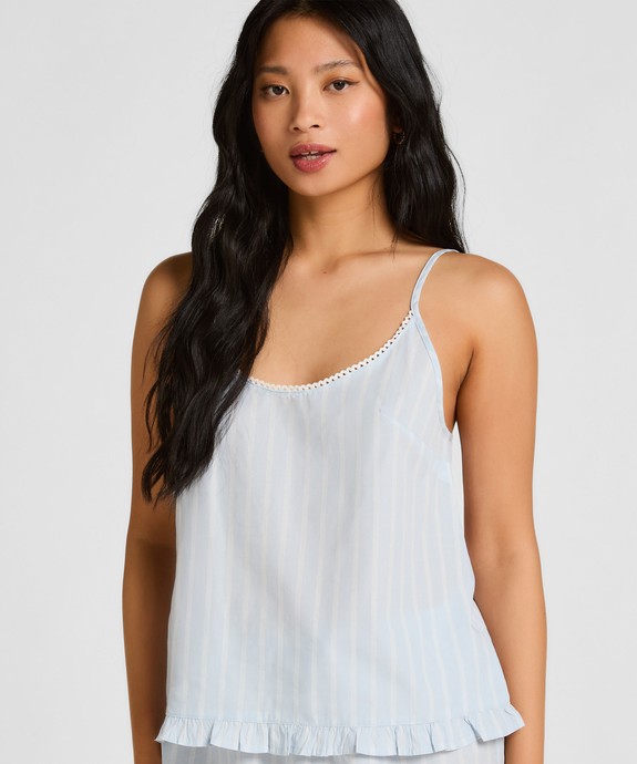 Топ  швейный Cami Stripe Ruff 305282