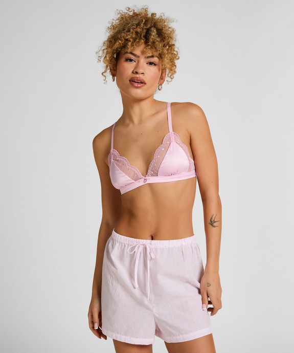 Шорты домашние  швейные Short Stripe Embroiderie Heart 305470 - фото 3