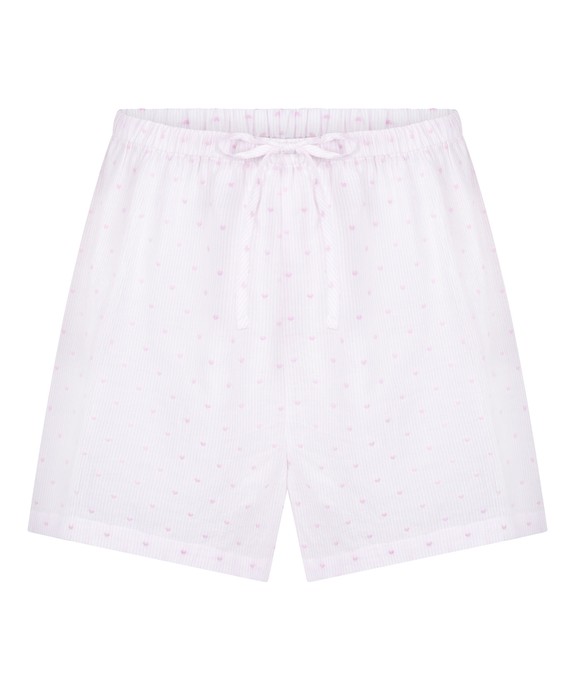Шорты домашние  швейные Short Stripe Embroiderie Heart 305470 - фото 5