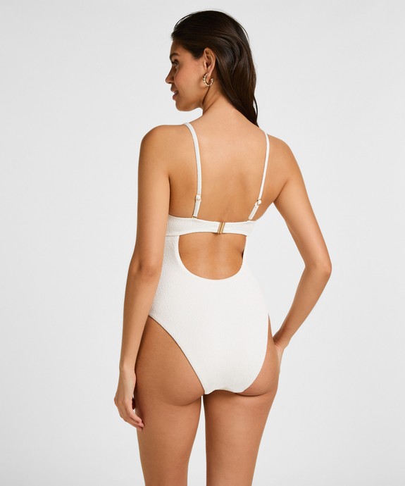 Купальник жен. трикотаж. Crinkle Bandeau Hl Swimsuit 305997