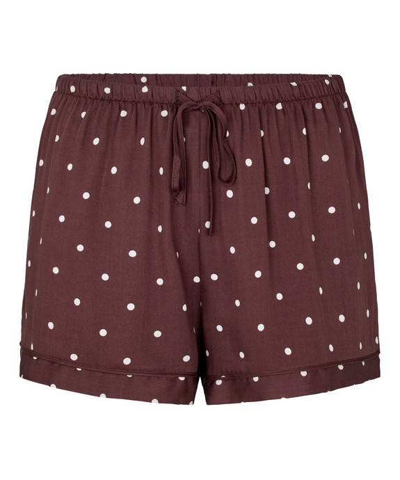 Шорты домашние швейные Short Satin Print 306100