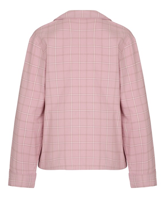 Блузка домашняя швейная Jacket LS Check 306122