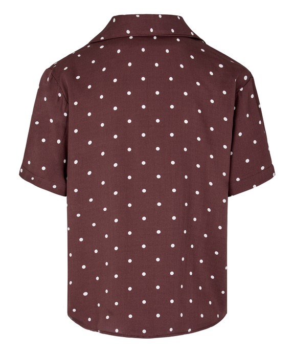 Блузка домашняя швейная Jacket SS Satin Print 306180
