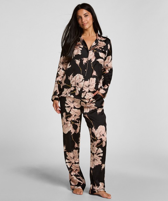 Блузка домашняя швейная Jacket LS Satin Flower 306184