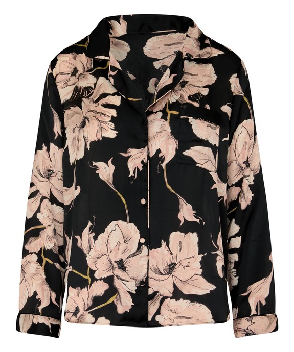 Блузка домашняя швейная Jacket LS Satin Flower 306184