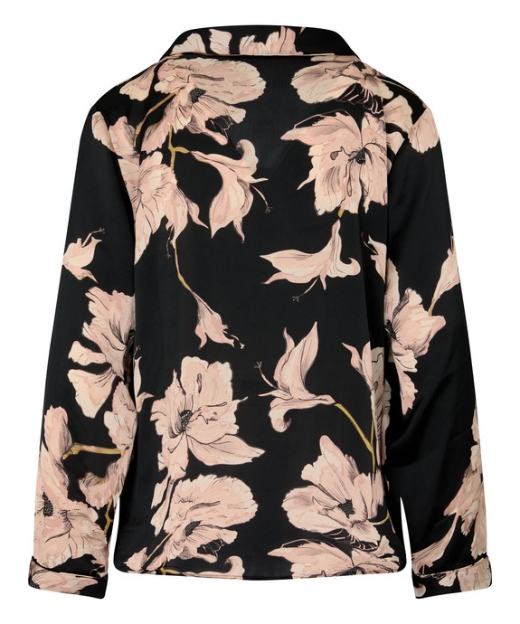 Блузка домашняя швейная Jacket LS Satin Flower 306184