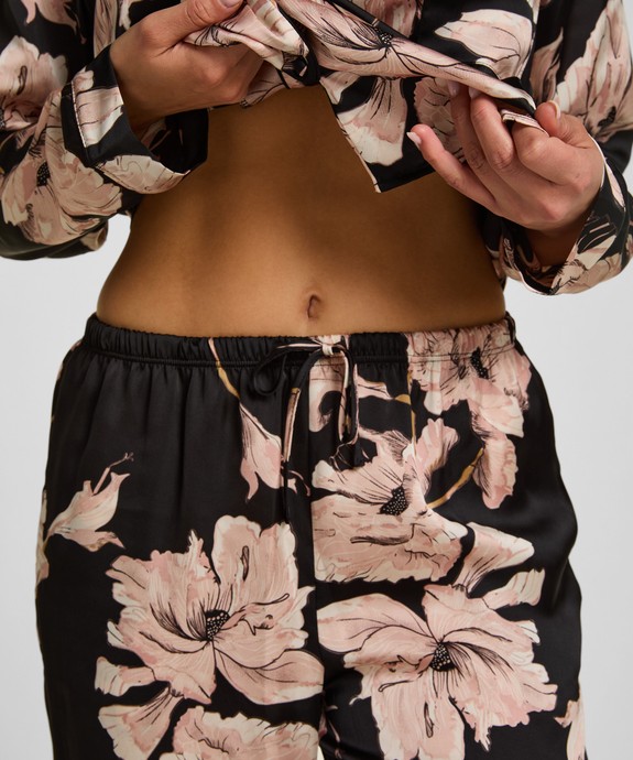 Брюки домашние швейные Pant Satin Flower 306185
