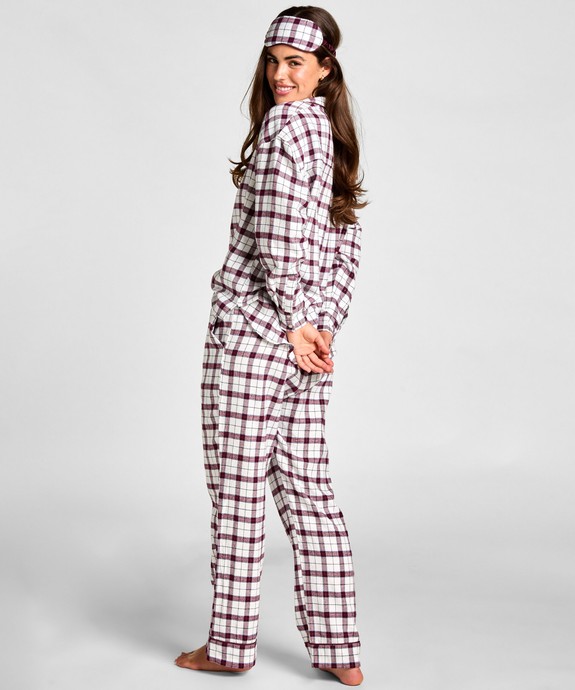 Комплект домашний швейный (блузка, брюки) Pyjama LS Flannel Twill Check 306211