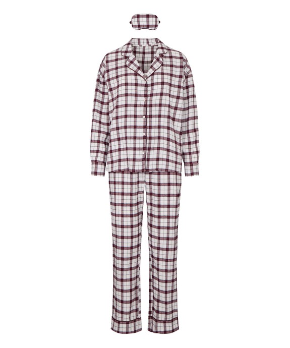 Комплект домашний швейный (блузка, брюки) Pyjama LS Flannel Twill Check 306211