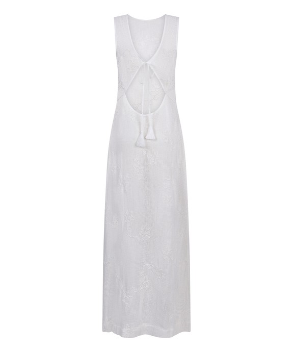 Платье пляжное Crochet Applique Long Dress 306520