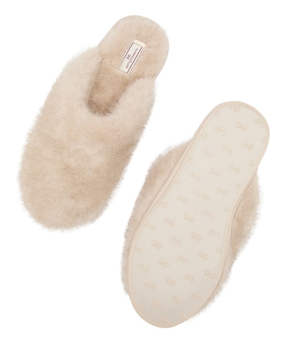 Пантолеты домашние жен. Two Tone Faux Fur Mule 307084