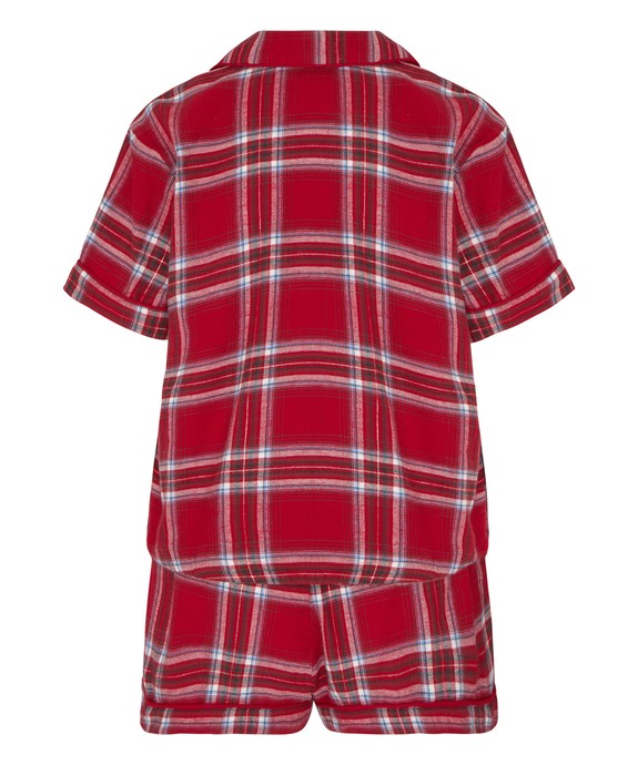 Комплект швейный (блузка, шорты) Pyjama Short Flannel Twill Check 307138