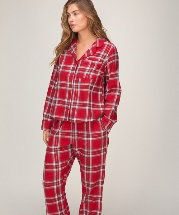 Брюки домашние  швейные Pant Flannel Straight Check 307147 - фото 3