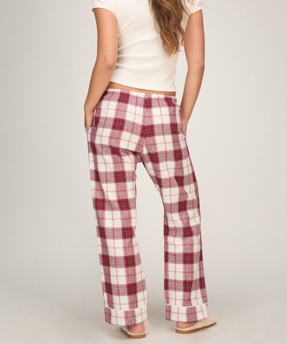 Брюки домашние  швейные Pant Flannel Straight Check 307149 - фото 4