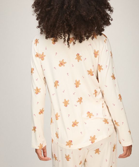 Блузка домашняя   Jacket LS Jersey Ess Print 307157 - фото 3