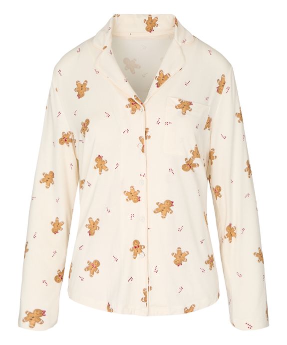 Блузка домашняя   Jacket LS Jersey Ess Print 307157 - фото 4