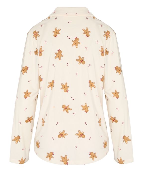 Блузка домашняя   Jacket LS Jersey Ess Print 307157 - фото 5