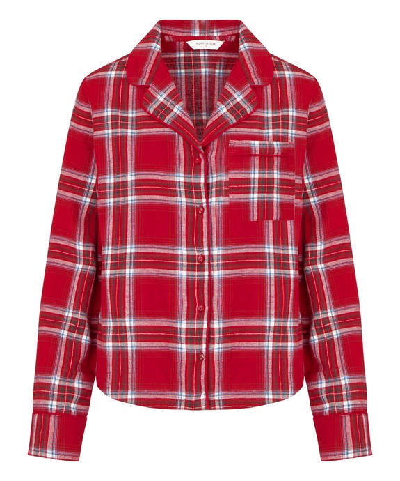 Блузка домашняя швейная Jacket LS Flannel Twill Check 307159