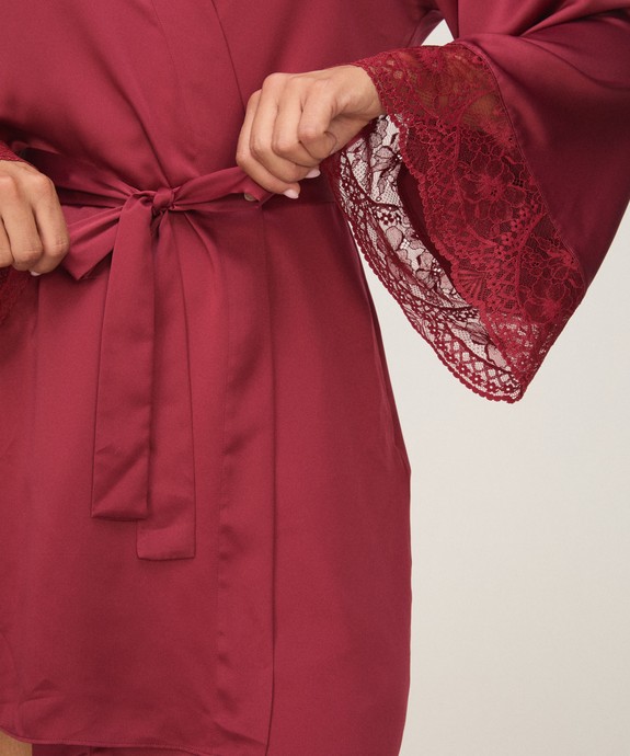 Халат жен. швейный Kimono Satin Lace Tosca 307162 - фото 2