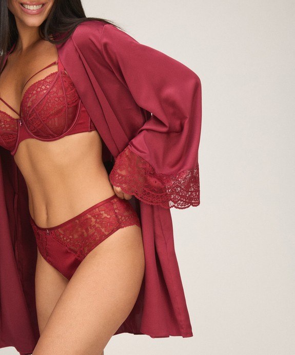 Халат жен. швейный Kimono Satin Lace Tosca 307162 - фото 3