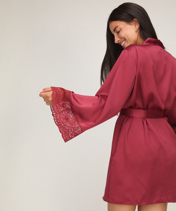 Халат жен. швейный Kimono Satin Lace Tosca 307162 - фото 4