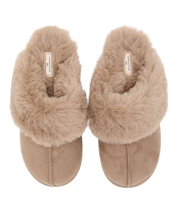 Пантолеты домашние жен. Faux Suede Fur Mule 307185