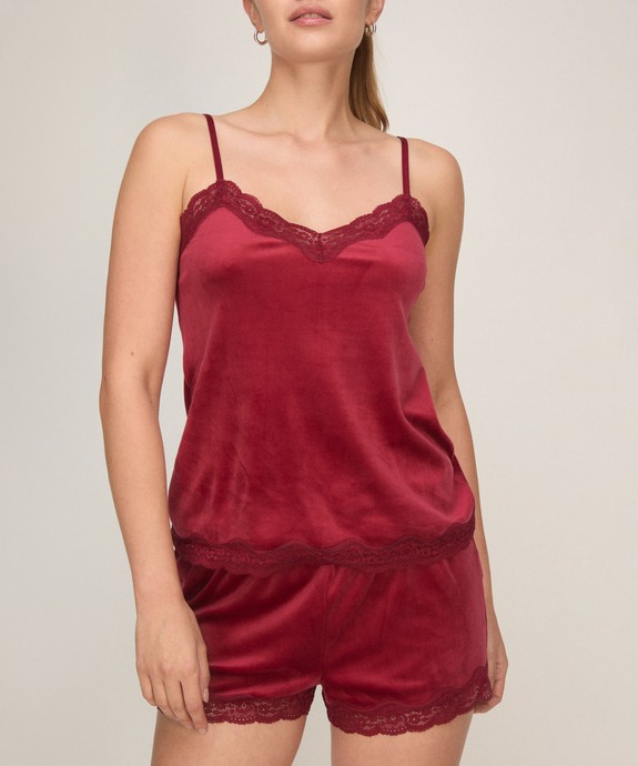 Шорты домашние   Short Velours Scallop Lace 307240 - фото 3