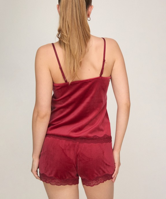 Шорты домашние   Short Velours Scallop Lace 307240 - фото 4